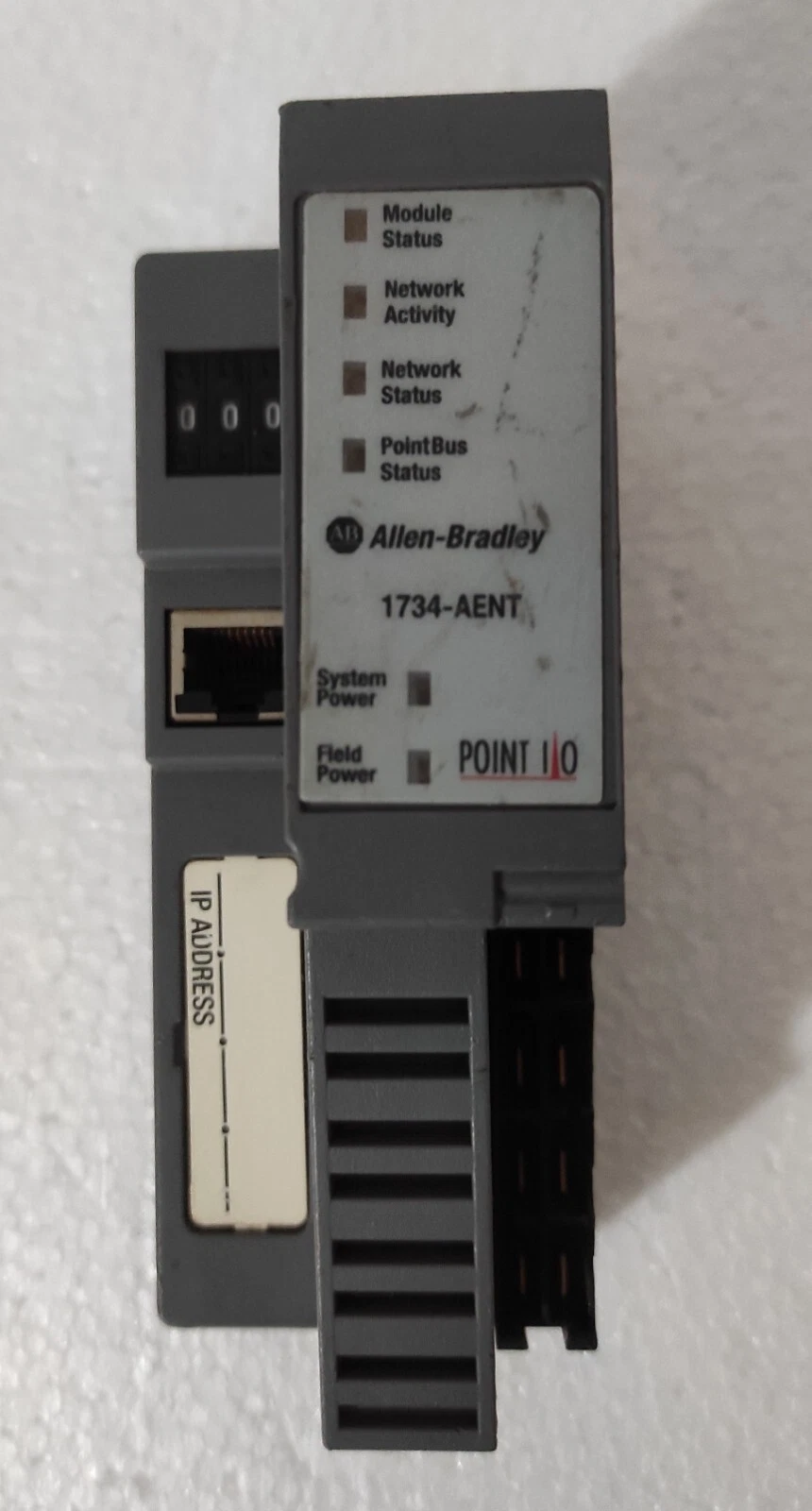 Allen Bradley 1734-AENT SER A Network Adapter for Point I/O P/N 9390278